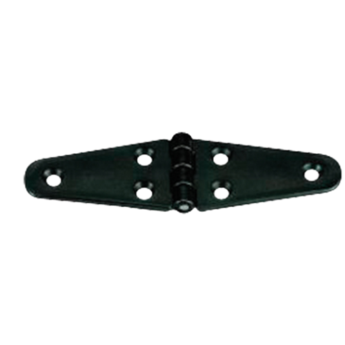 Polyamide Plastic Hinge, Double Oval Black, 135x40mm, 270&deg; - 1643674 72dpi - 1643674