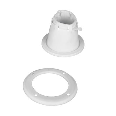 Steering Cable Grommet White Adjustable With Ring, 85x105mm - 1643754 72dpi - 1643754