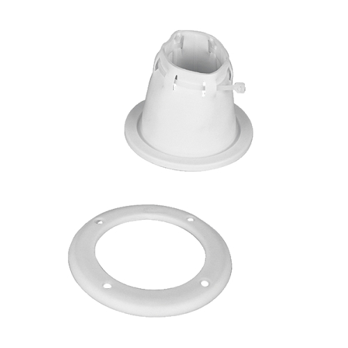 Steering Cable Grommet White Adjustable With Ring, 85x105mm - 1643754 72dpi - 1643754