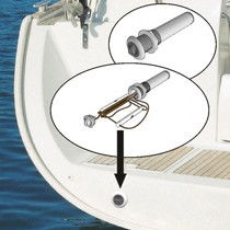 Flushmount Safety Rope Ladder, L=235mm, &Oslash;48mm - 1651558 02 72dpi - 1651558