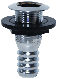 Chrome Skin Fitting (Plastic Nut), Tulle Connection 25mm, Thread Diameter 1" - 1670598 72dpi - 1670598