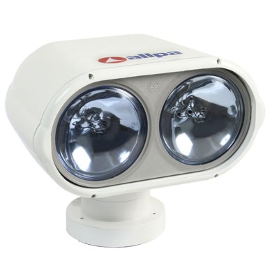 Halogen Double Search Light, Electric Motor, 12v, Short But Wide Beam Up To 100m - 180213 72dpi - 180213