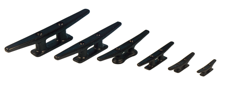 Nylon Cleat, Black, L=145mm (Hole Spacing: 35mm) - 209005 72dpi - 209005