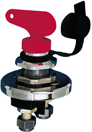 Battery Main Switch, Chromed Brass/Plastic, 140a Continuous - 210084 c 72dpi - 210084/C