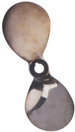 Radice 2-Blade Bronze Propeller Type K11, 12"X8", Shaft &Oslash;25mm, Taper 1:10, Right - 2120825r - 2120825R