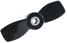 Radice 2-blade aluminum propeller for saildrive, 14" x 9", LH - 21409sdl al 72dpi - 21409SDL-AL