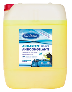 Sol&eacute; Anti Freeze/Coolant Liquid 50%, 5l Container, Max -38&deg;C - 22 ma000001 72dpi - 22.MA000001