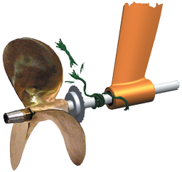 allpa stainless steel 316 rope cutters for propeller shaft