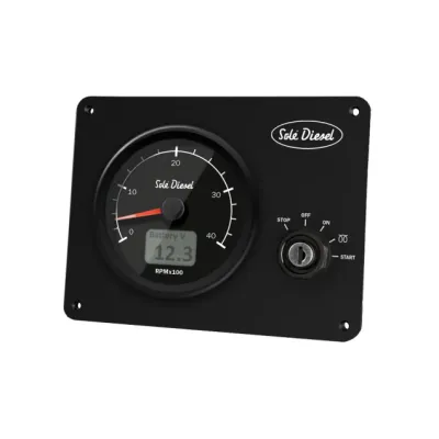 Sol&eacute; Instrumentpanel SSG-20 Mini-17/29 ETS 12V Black - 2263938211ns - 22.63938211NS