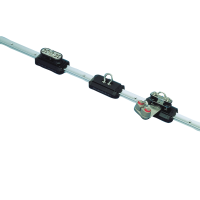 Aluminum Ball-Beared Traveler Car With Shackle, L=115mm, Swl=270kg - 247000 72dpi - 247000