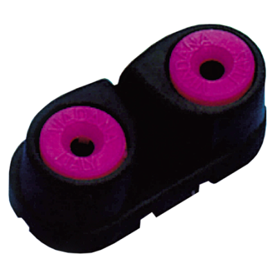 Nylon Ball-Beared Cleat Without Eyestrap For Line &Oslash;3-8mm, Hole Distance 26mm - 251000 72dpi - 251000