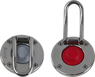 Antal Stainless Steel Switch With Grey Rubber Top - 251035 sg - 251035/SG