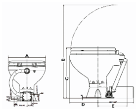 Elektric Toilet Model 'Evolution', 12v/17a - 259010 tek 72dpi - 259010