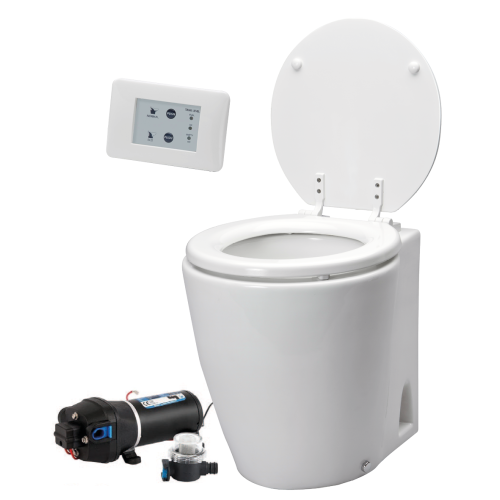 Electric Toilet Model 'Laguna Hydro-Vacuum', 12v/15a - 259027 2 - 259027