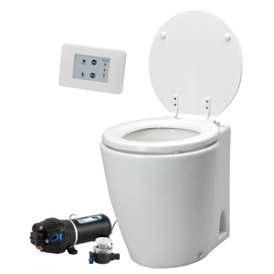 Electric Toilet Model 'Laguna Hydro-Vacuum', 24v/8a - 259028 - 259028