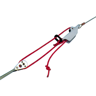 Aluminum Cam Cleat With Sheave (Set For Trapeze Gear), For Line &Oslash;4-8mm, L=70mm - 261001 72dpi - 261001