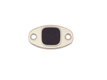 Single Magnetic Door/Cabinet Holder With Rubber Stopper, Dims. 26x32x15mm - 269016 72dpi - 269016