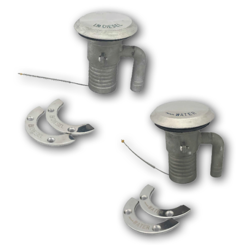 Stainless Steel Deck Entry 'Diesel' With Vent; Connection 38mm - 269030 samen 72dpi - 269030