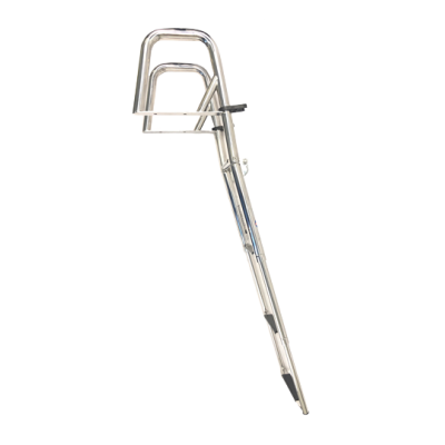 Stainless Steel Telescopic Bathing Ladder 'Cruiser' For Transform Platform; 3+1 Oval Steps - 269800 72dpi - 269800