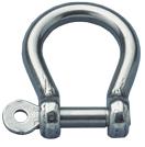 Stainless Steel Bow Shackle, A=&Oslash;5mm, B=20mm, C=17mm, D=10mm (Breaking Load 1200kg) - 281200 72dpi - 281200