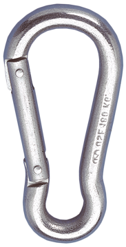 Stainless Steel Snap Hook, &Oslash;5mm, H=50mm (Breaking Load 280kg) - 290200 - 290200
