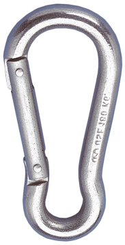 Stainless Steel Snap Hook, &Oslash;10mm, H=100mm (Breaking Load 1200kg) - 290600 - 290600