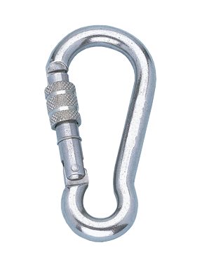 Stainless Steel Snap Hook With Screw Opening, &Oslash;6mm, L=60mm (Breaking Load 320kg) - 292300 - 292300