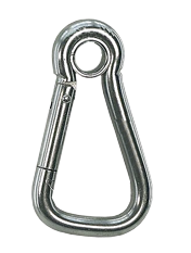 Stainless steel snap hooks with eye and extra large opening