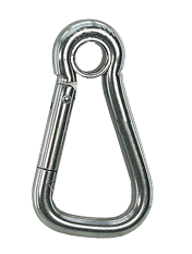 Allpa Stainless Steel Snap Hook With Eye And Extra Large Opening, Ø6mm, L=65mm - 294500 72dpi - 294500