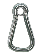 Stainless Steel Snap Hook With Eye And Extra Large Opening, &Oslash;12mm, L=125mm - 294800 72dpi - 294800