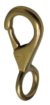 Brass Eye Snap With Fixed Eye, &Oslash;18mm, L=82mm - 297100 - 297100