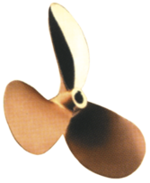 Radice 3-Blade Bronze Propeller Type E13, 13"X7", Shaft &Oslash;25mm, Taper 1:10, Right - 3130725r 72dpi - 3130725R