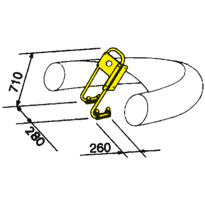 Seastar S/S Bracket P55 - 36141 - 36141