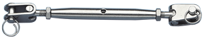 Stainless Steel Double Toggle Tubular Turnbuckle, Stay &Oslash;5mm (Breaking Load 3300kg) - 365200 72dpi - 365200