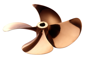 Radice 4-Blade Bronze Propeller Type S8, 18"X17", Shaft &Oslash;35mm, Taper 1:10, Right - 4181735rs8 72dpi - 4181735RS8