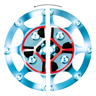 Technodrive Centa 11-1/2" Dual Stage Coupling For Tm265 (Centa Ds40) - 4648055 72dpi - 4648055
