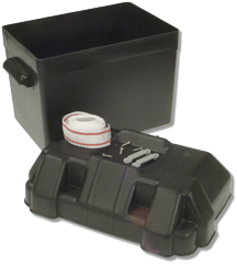 Battery box M black 323x184x210mm - 480070 - 480070