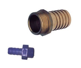 Spare hose connection for fuel tank connector flange