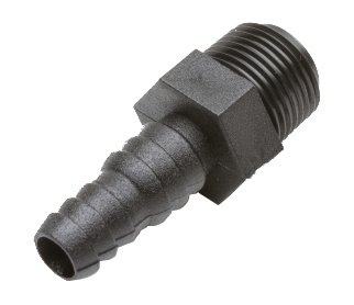 Plastic Hose Pillar, 3/8"X10-12mm, Straight - 482019 - 482019