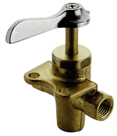 Brass 3-way fuel valve