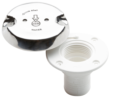 Deck entries, housing out of plastic, the filler cap is stainless steel