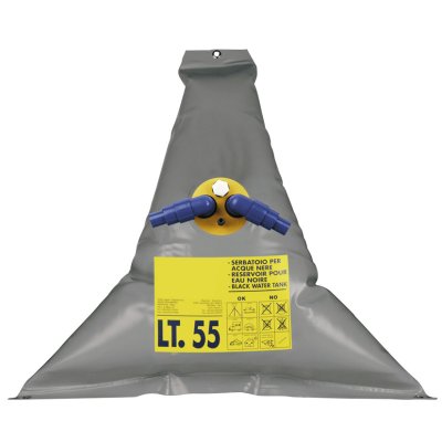 Flexible Waste Water Tank Incl. Nipple, 55l, 950x950mm, Weight 0,75kg, Triangular - 483192 01 72dpi - 483192