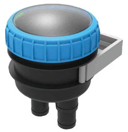 Odor Filter For Waste-Water- And Fueltanks, With Active Carbon And Bracket - 483602 72dpi - 483602