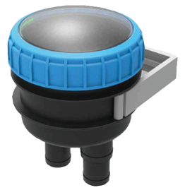 Odor Filter For Waste-Water- And Fueltanks, With Active Carbon And Bracket - 483602 72dpi - 483602