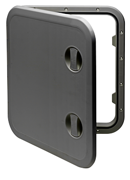 Plastic Hatch, 513x458mm, 180&deg;, Removable, Grey - 484164 g - 484164/G