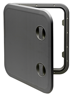 Plastic Hatch, 513x458mm, 180&deg;, Removable, Grey - 484164 g - 484164/G