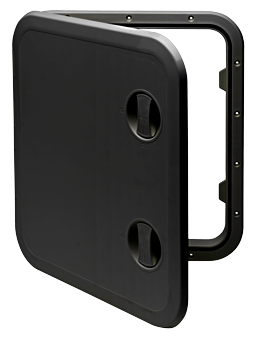 Plastic Hatch, 513x458mm, 180&deg;, Removable, Black - 484164 z - 484164/Z