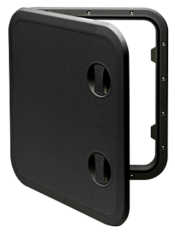 Plastic Hatch, 513x458mm, 180&deg;, Removable, Black - 484164 z - 484164/Z