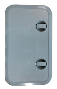 Plastic Hatch, 243x606mm, 2x Handle, 180&deg;, Grey - 484166 g - 484166/G