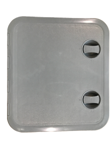 Plastic Hatch, 315x440mm, 2x Handle, 180&deg;, Grey - 484167 g 1 - 484167/G